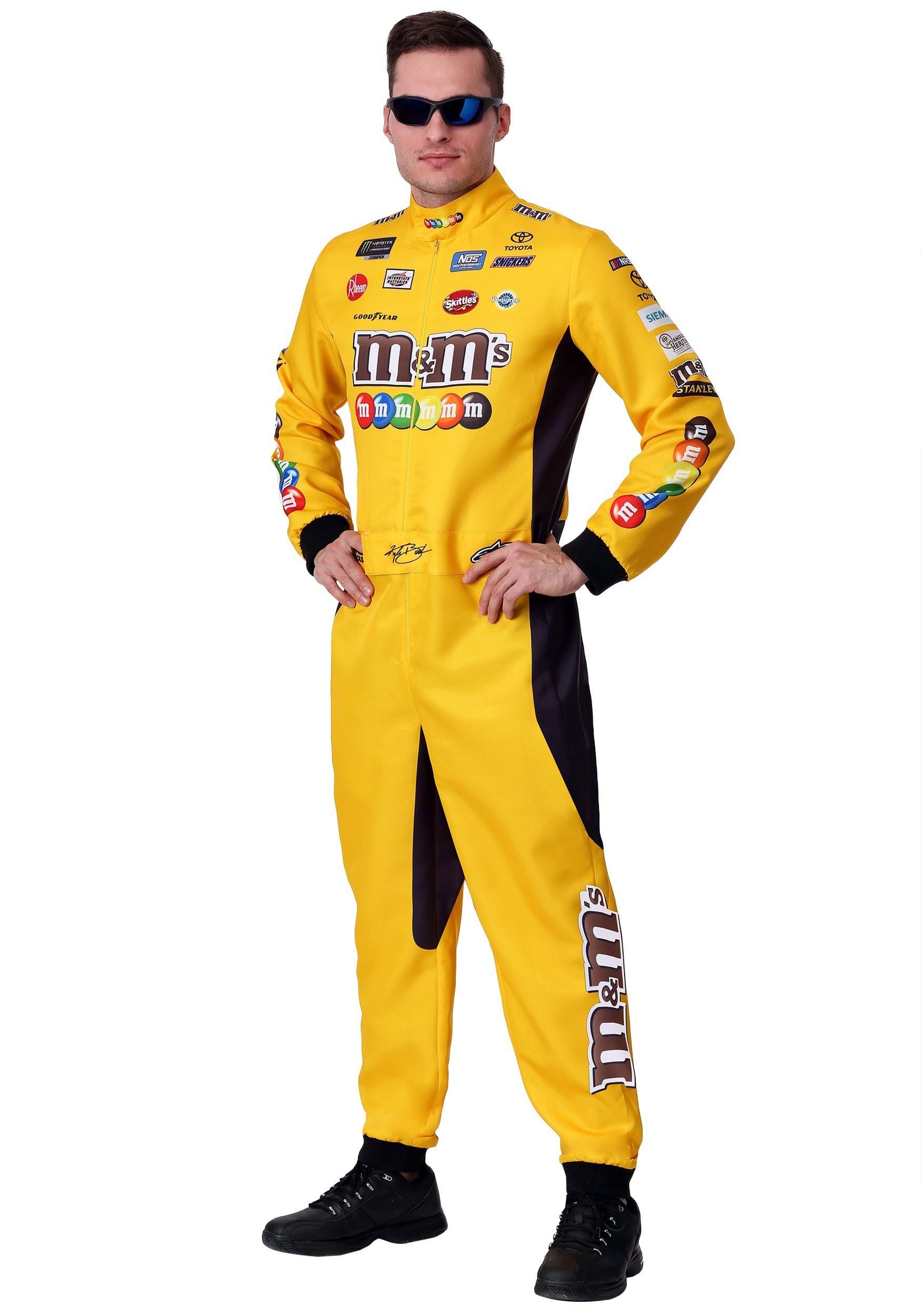 Kyle Busch Plus Size NASCAR Uniform Fancy Dress Costume