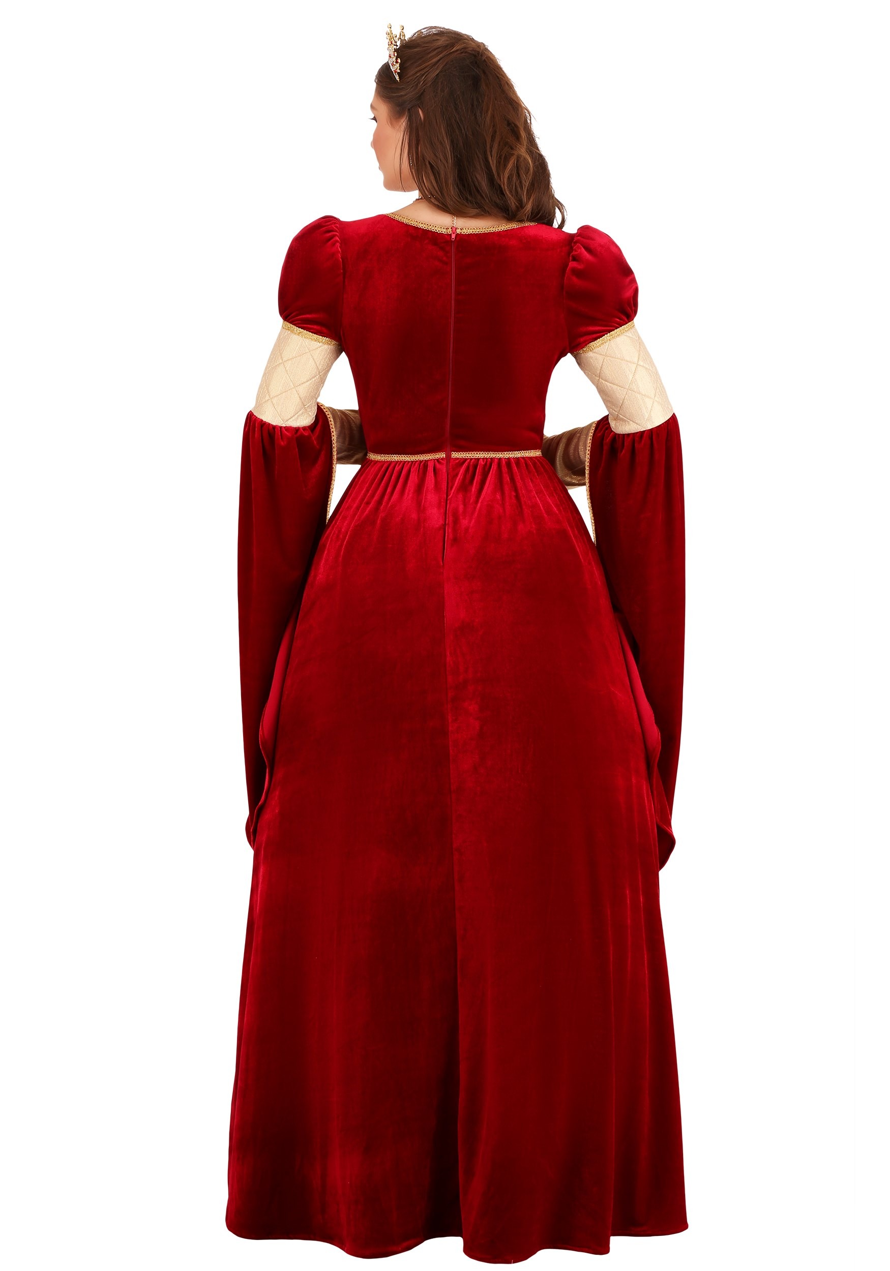Regal Renaissance Queen Women's Fancy Dress Costume