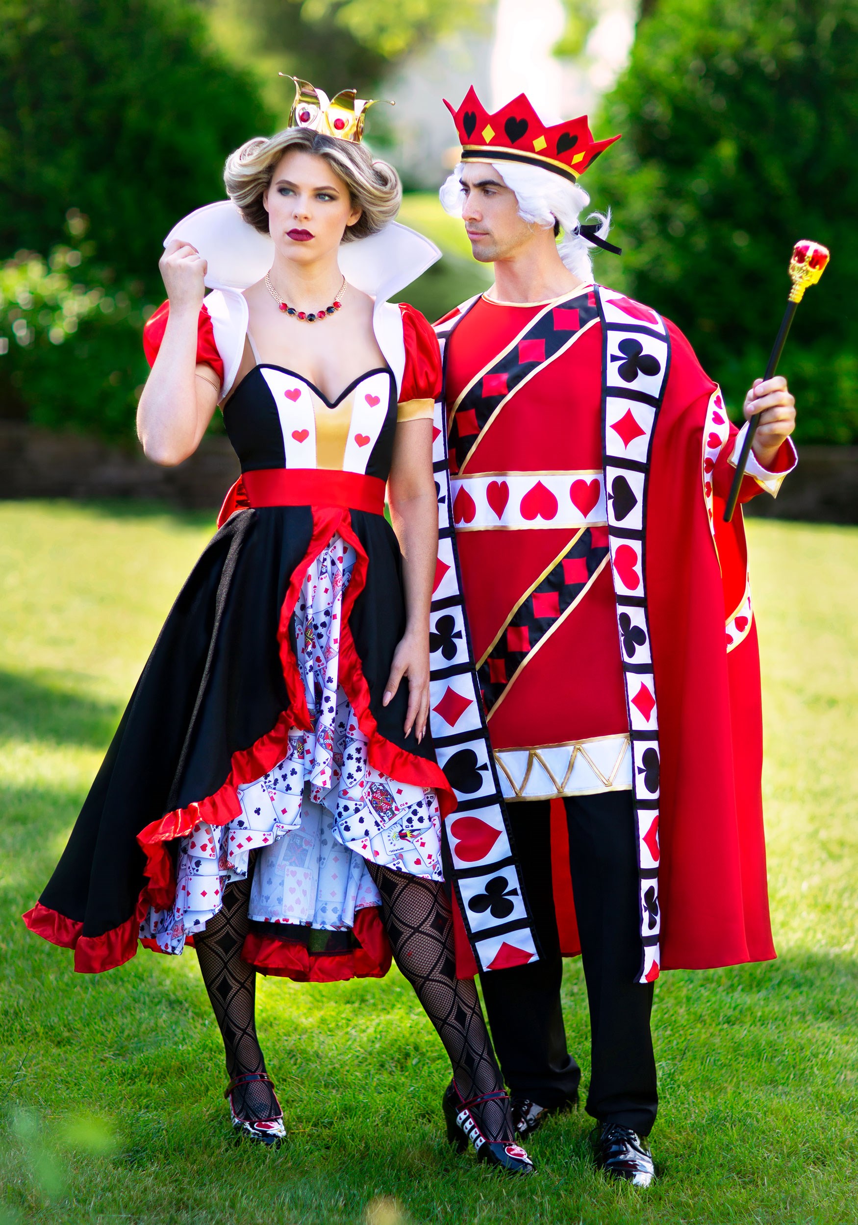 Plus Size Flirty Queen of Hearts Women's Costume | Alice in Wonderland ...