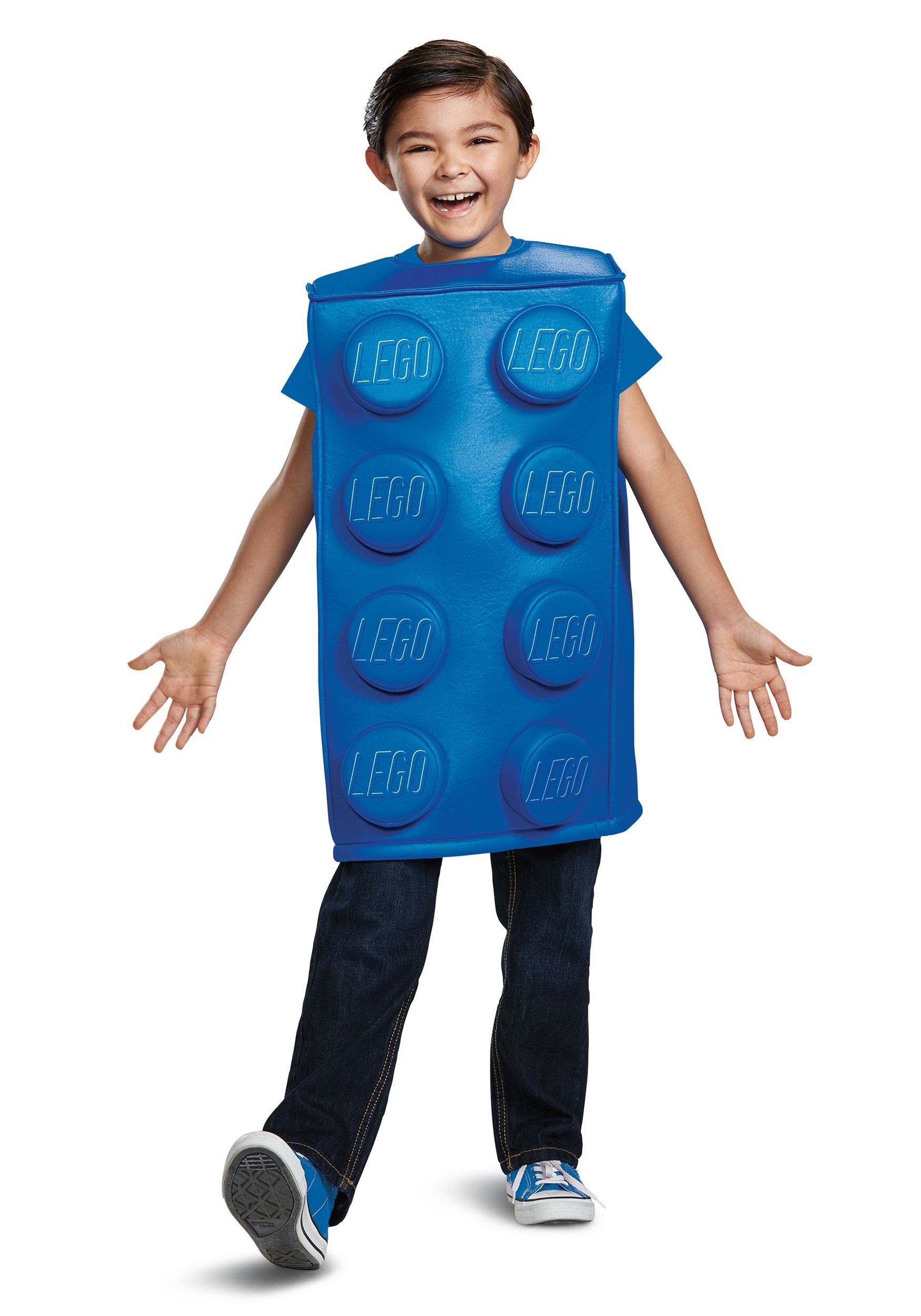 Lego Child Blue Brick Fancy Dress Costume