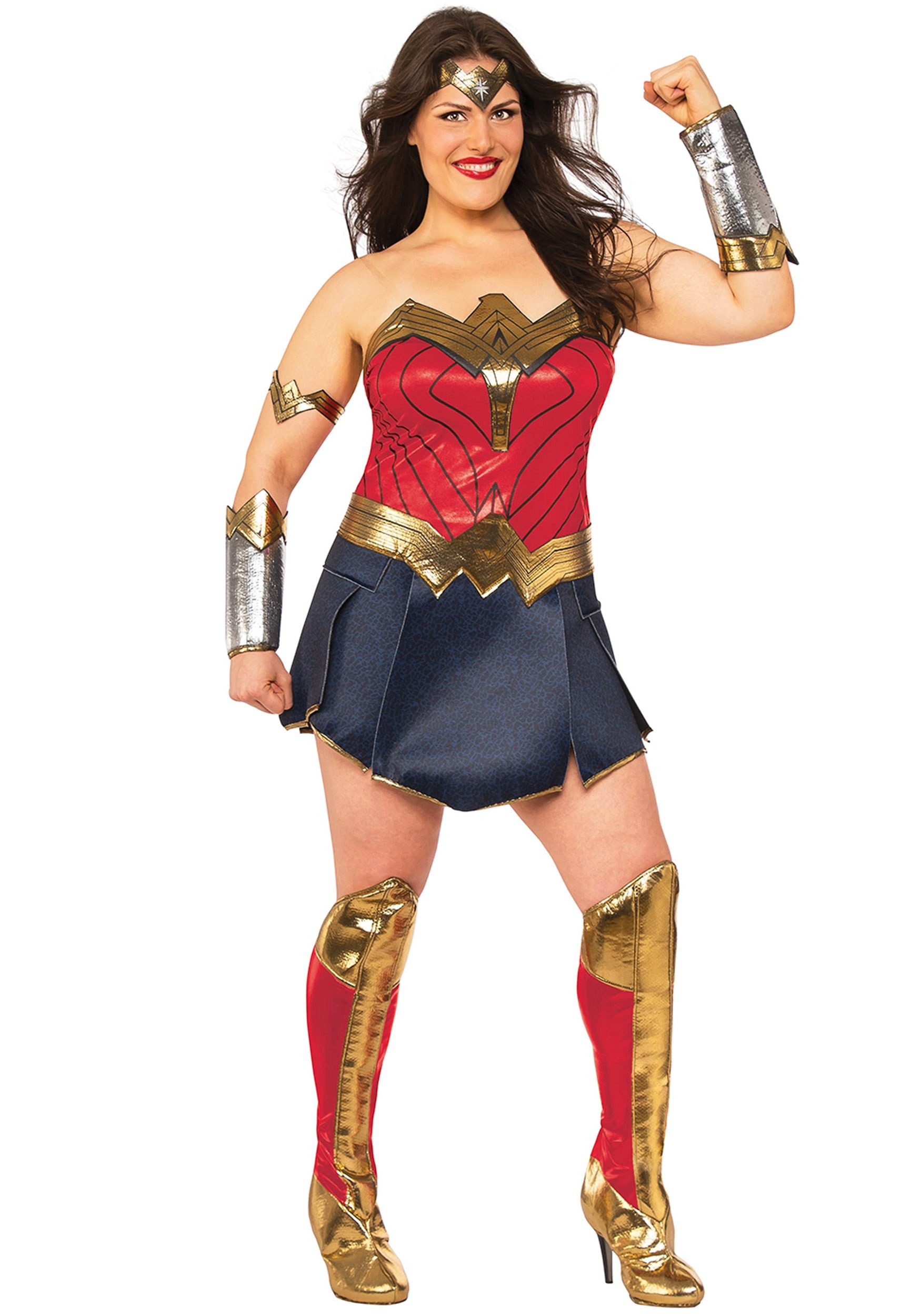 Plus Size Women's Wonder Woman Fancy Dress Costume , Superhero Fancy Dress Costumes