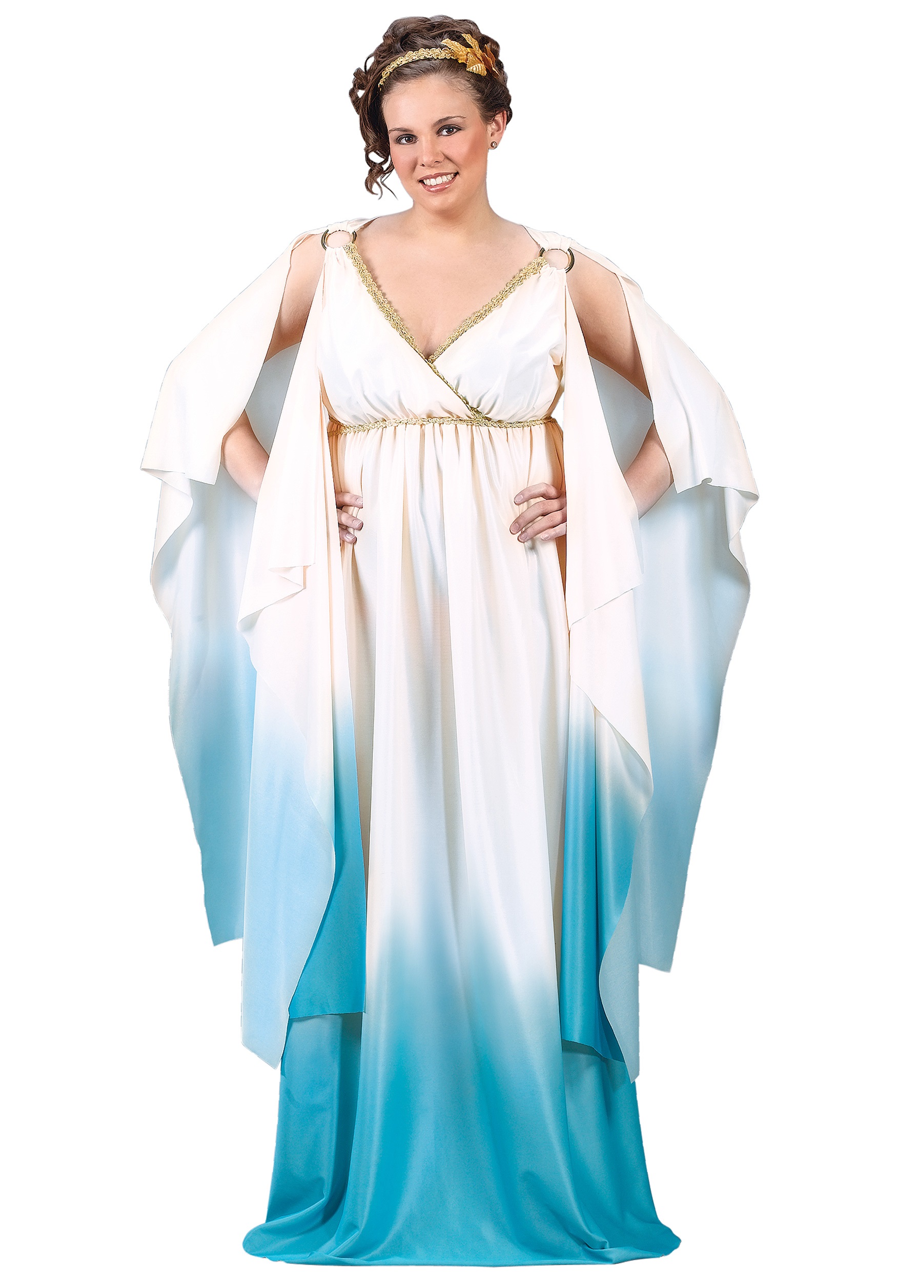 Womens Plus Size Greek Goddess Costume 