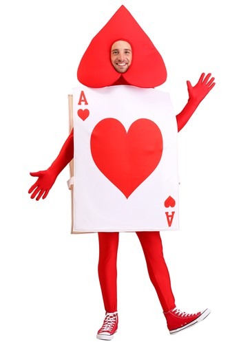 Ace of Hearts Adult Costume | Playing Card Costume