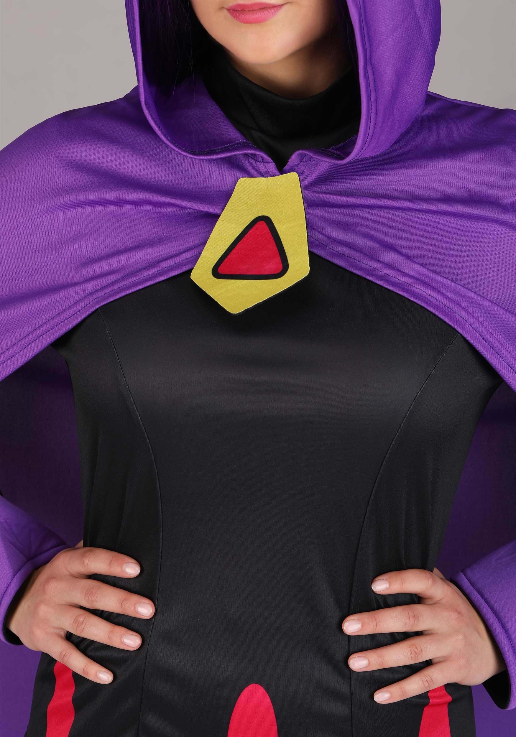 Teen Titans Raven Fancy Dress Costume For Women