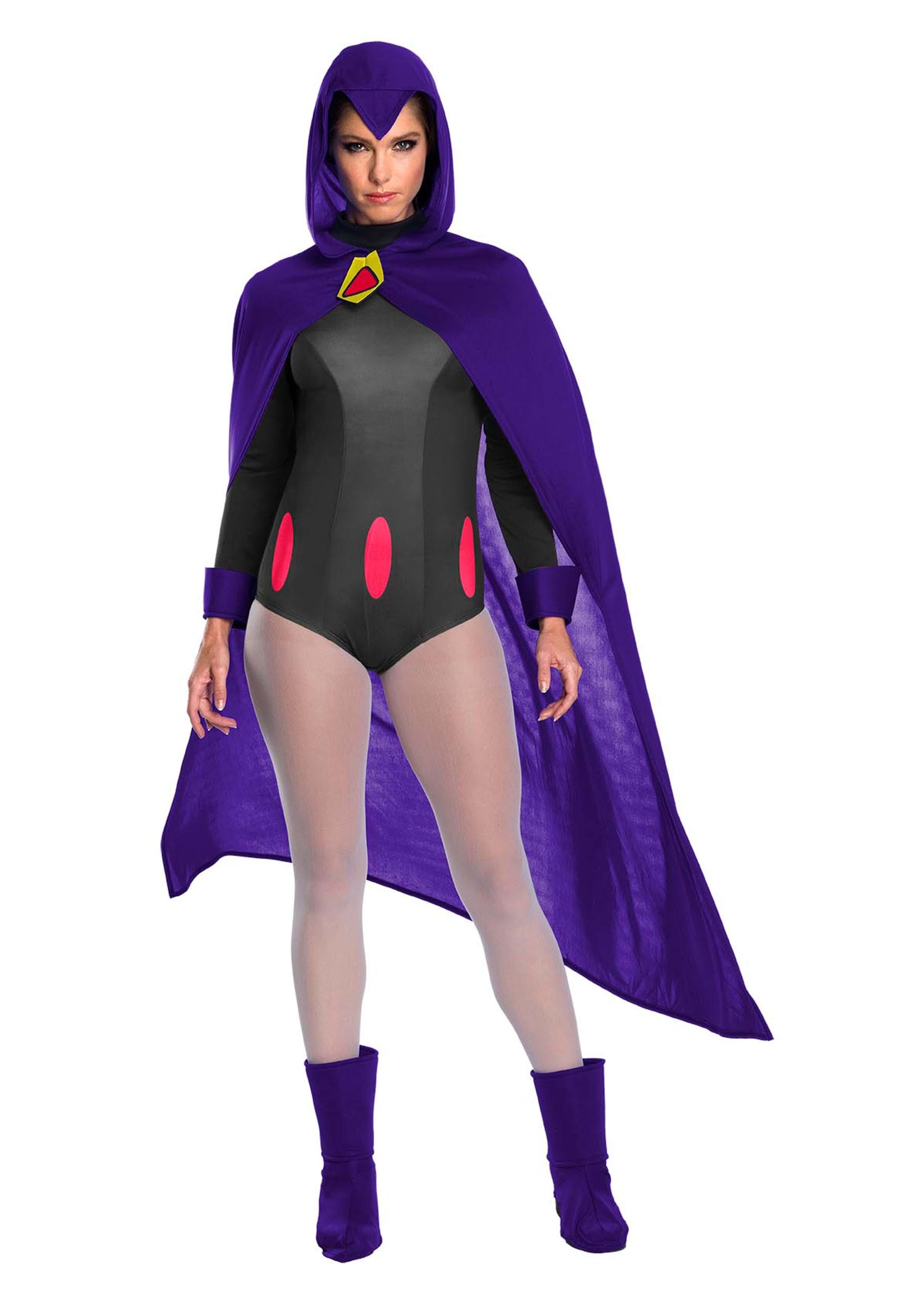 Teen Titans Raven Fancy Dress Costume For Women