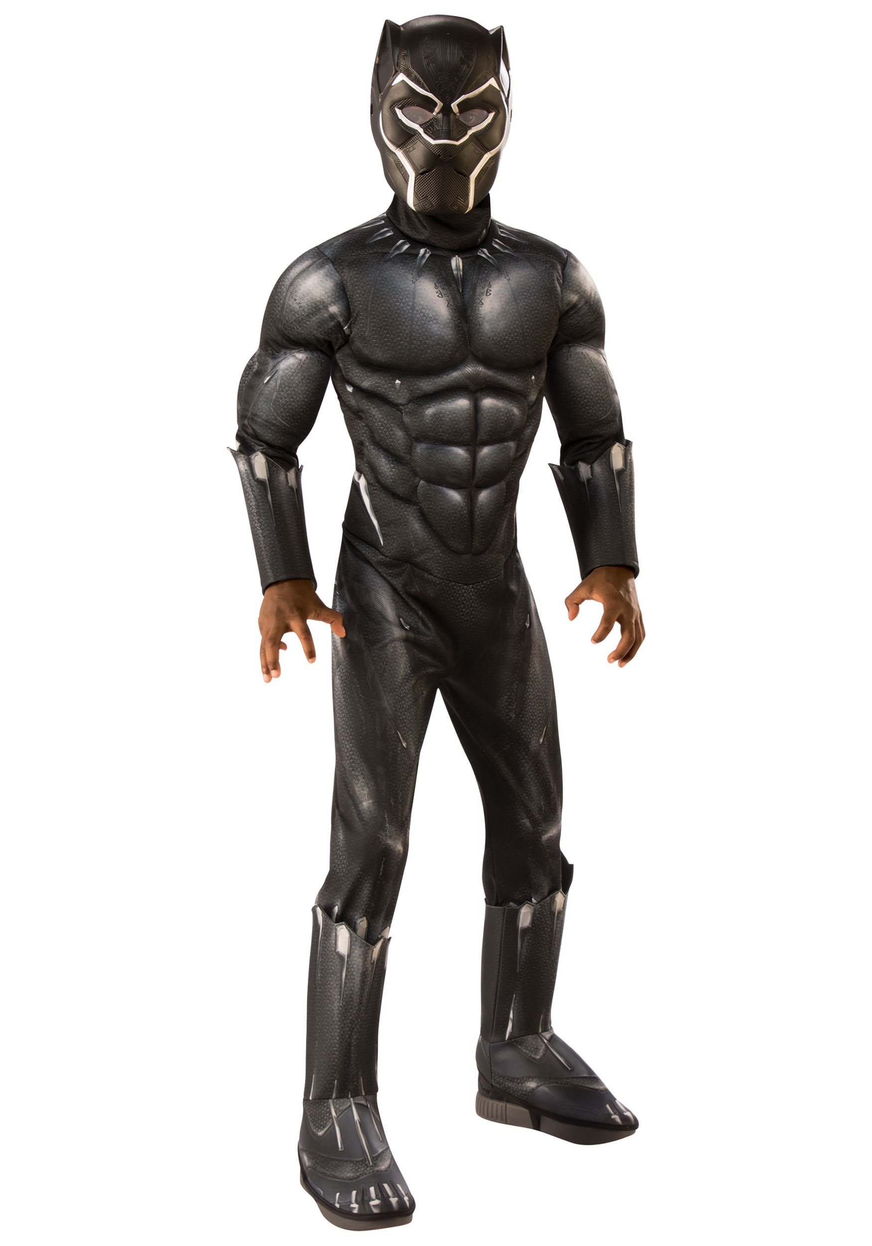 Black Panther Child Boys Costume Size S Small 4-6 NEW