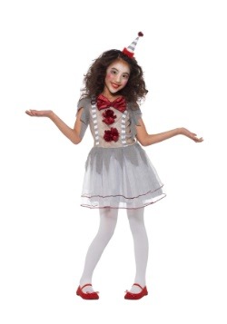 Girl's Vintage Clown Costume