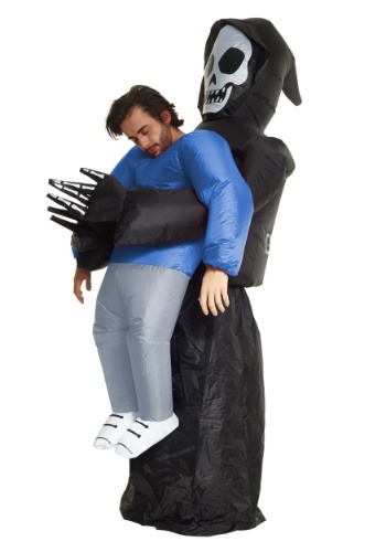 Adult Inflatable Grim Reaper Pick Me Up Costume
