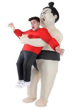 Adult Inflatable Sumo Wrestler Pick Me Up Costume