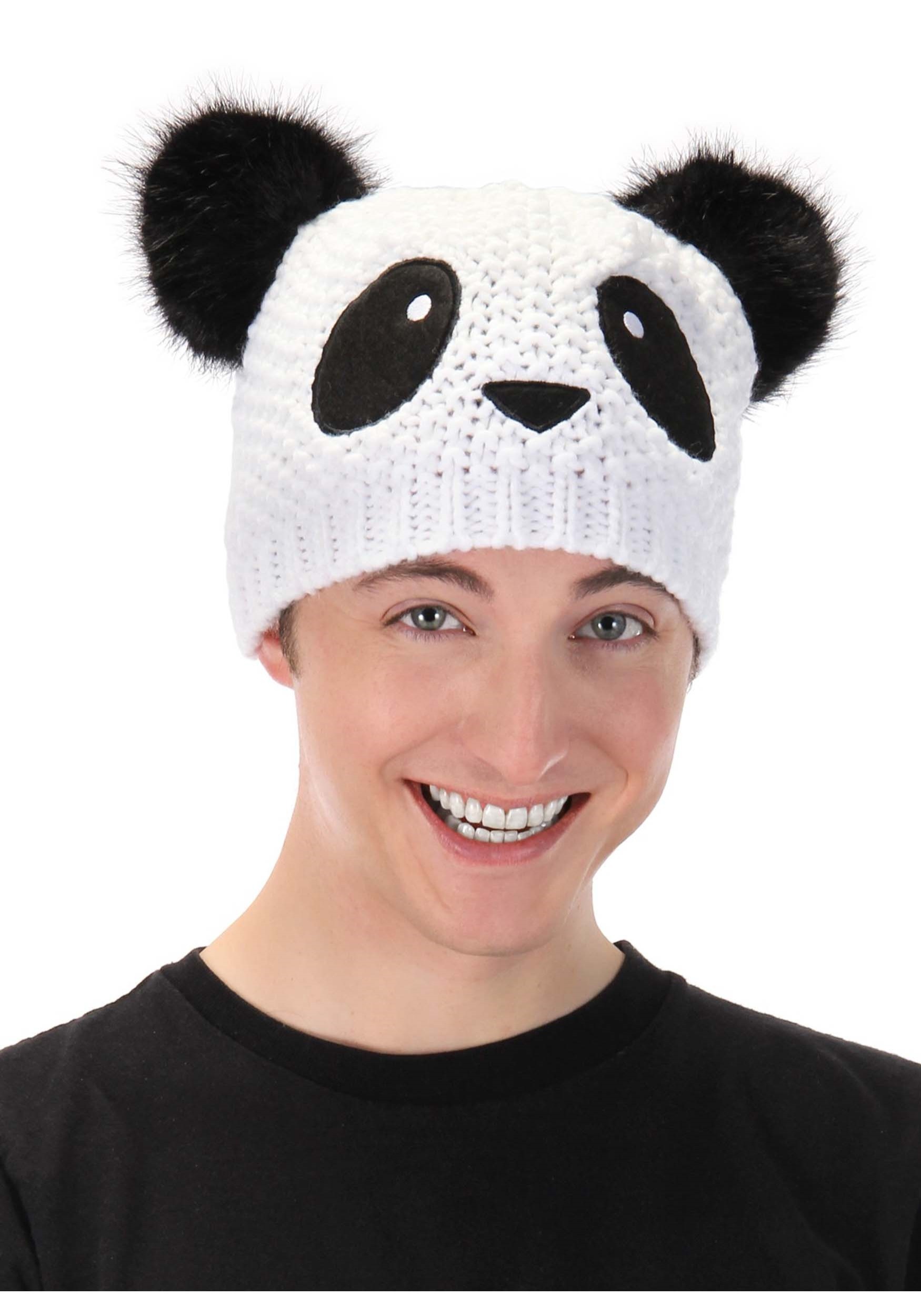 Unisex Hat 3D Panda Pattern Bonnet Men Hip Hop Cap Plus Velvet Ski Caps  Double Layer Gorro Winter Turban Hats For Women Beanies, 🧢 Cap Shop Store