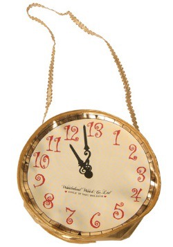 Gold Alice Clock Purse