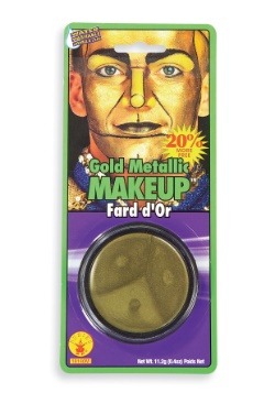 Metallic Gold Face Makeup