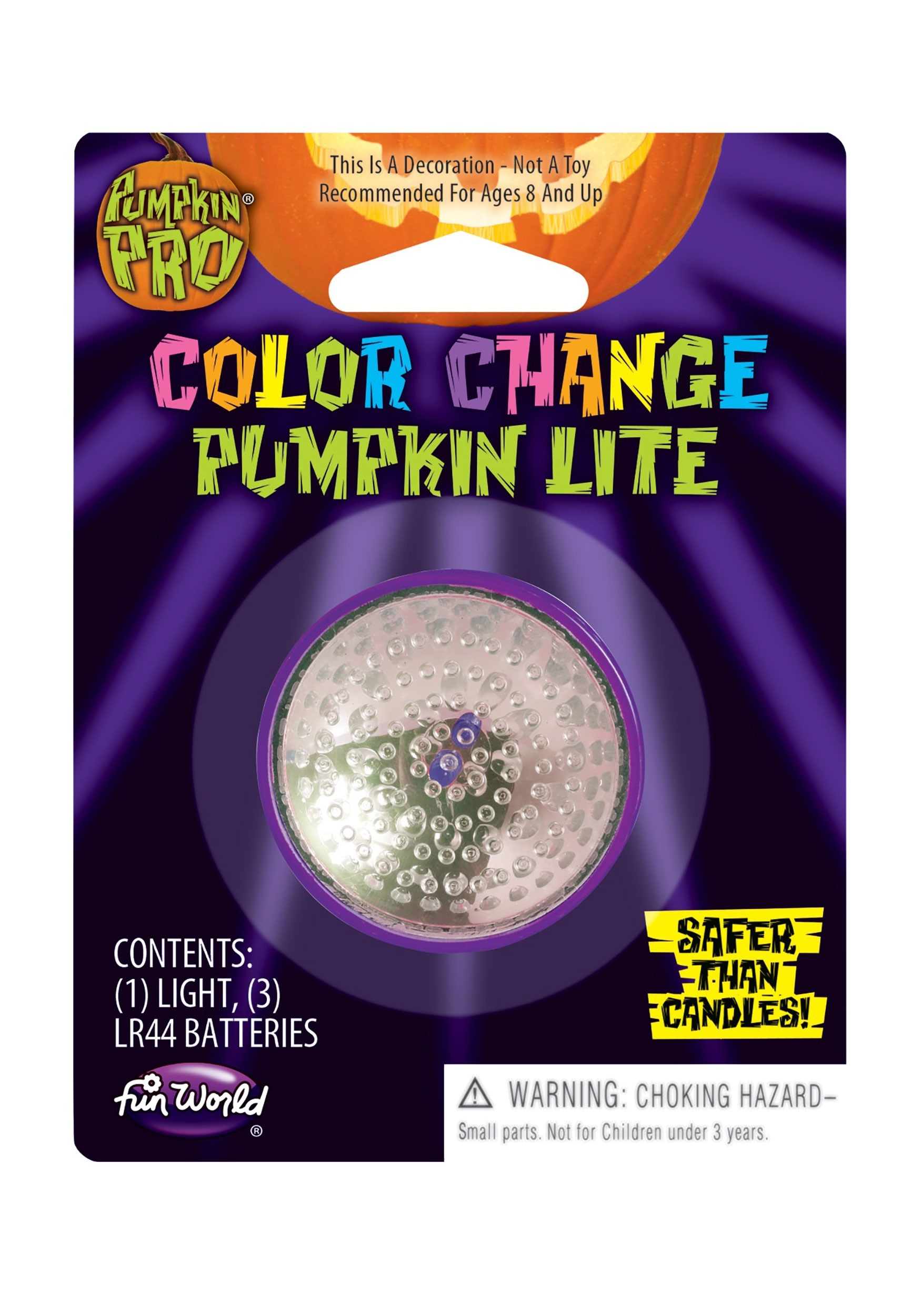 Pumpkin Color Change Lite Decoration