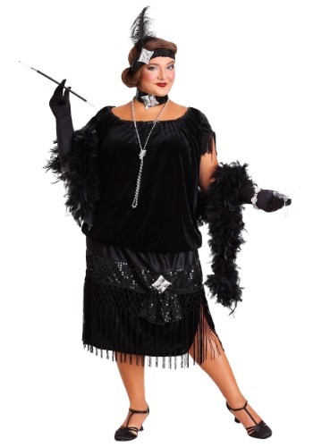 Plus Size Flapper Costumes - Adult 1920's Flapper Dress Costume