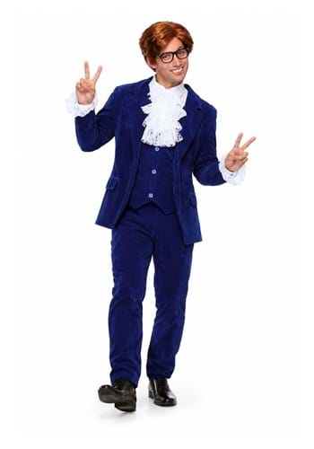 Deluxe Blue 60s Swinger Costume New Main