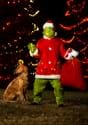 Men's The Grinch Santa Jumpsuit with Mask Costume Alt 6