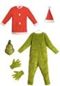 Men's The Grinch Santa Jumpsuit with Mask Costume Alt 8