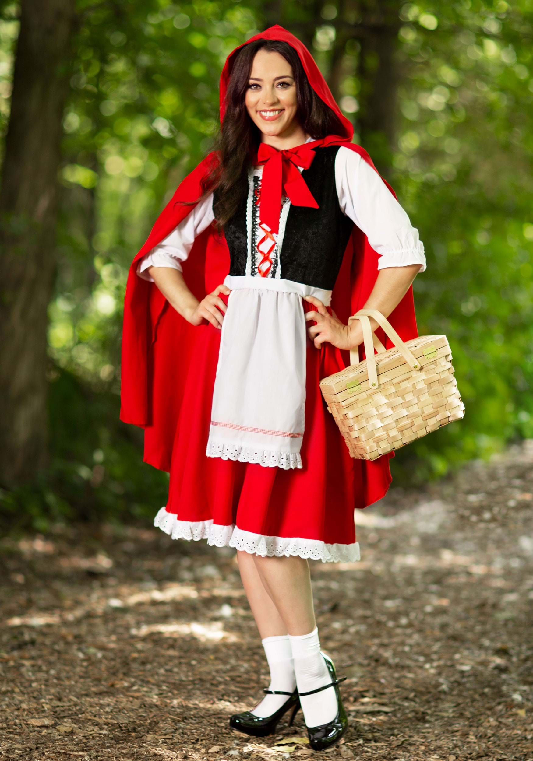 Red　Adult　Little　Costume　Riding　Hood