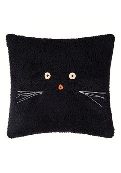 Black Cat 12" Halloween Decor Pillow