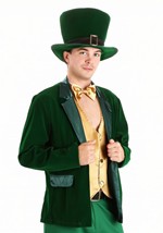 Men's Gold and Green Leprechaun Costume Alt 10