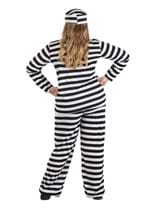 Women's Vintage Striped Prisoner Costume Alt 2
