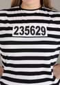 Women's Vintage Striped Prisoner Costume Alt 4