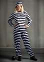 Women's Vintage Striped Prisoner Costume Alt 6