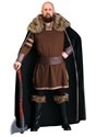 Black Faux Fur Collar Viking Cape Alt1
