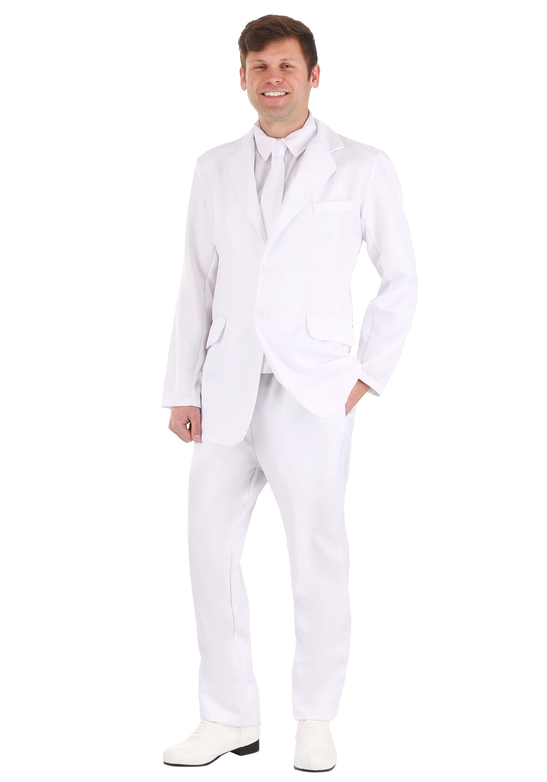 Men's White Suit Fancy Dress Costume , Mens Angel Fancy Dress Costume , Exclusive