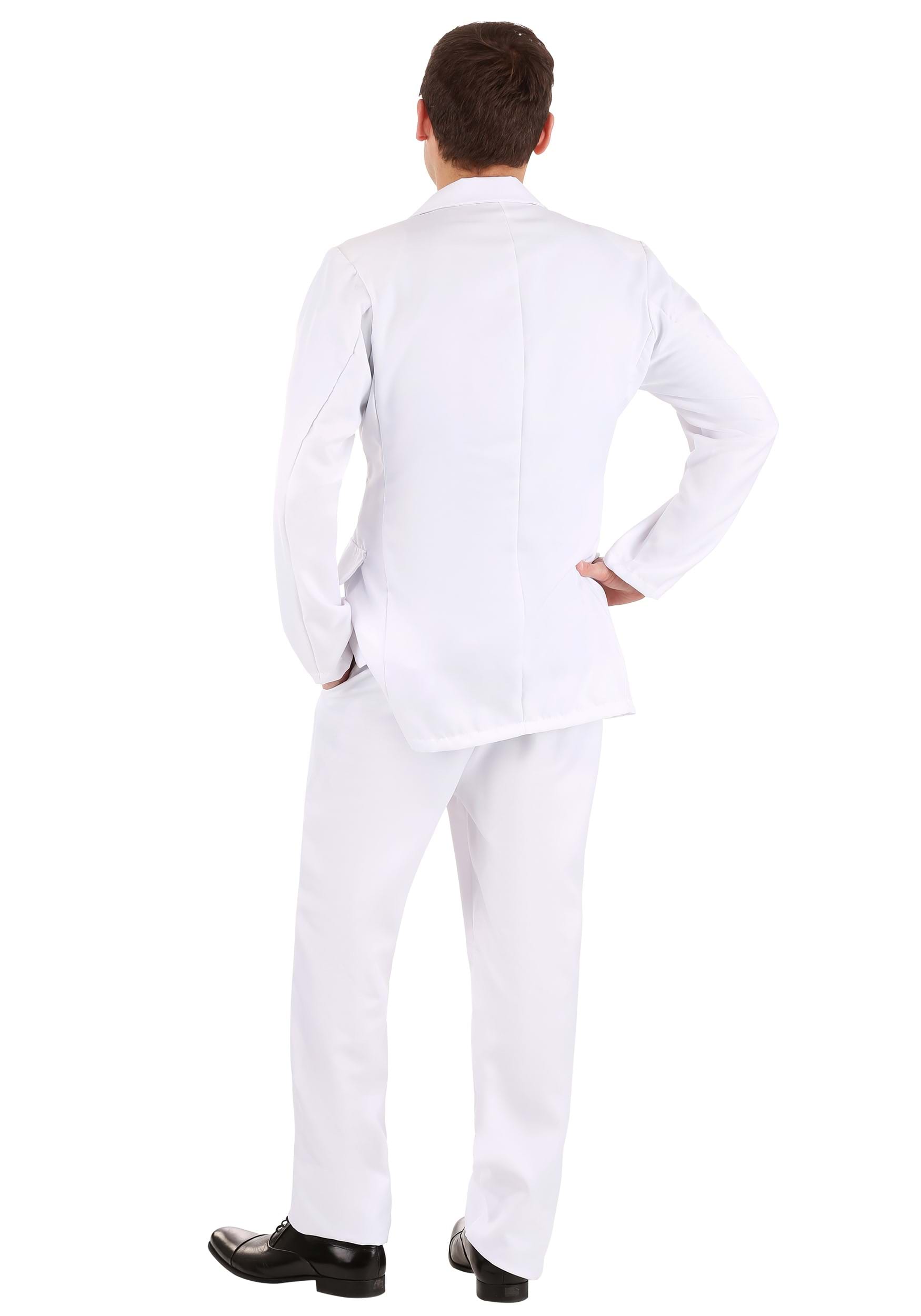 Men's White Suit Fancy Dress Costume , Mens Angel Fancy Dress Costume , Exclusive