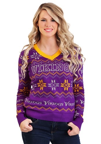 light up vikings sweater