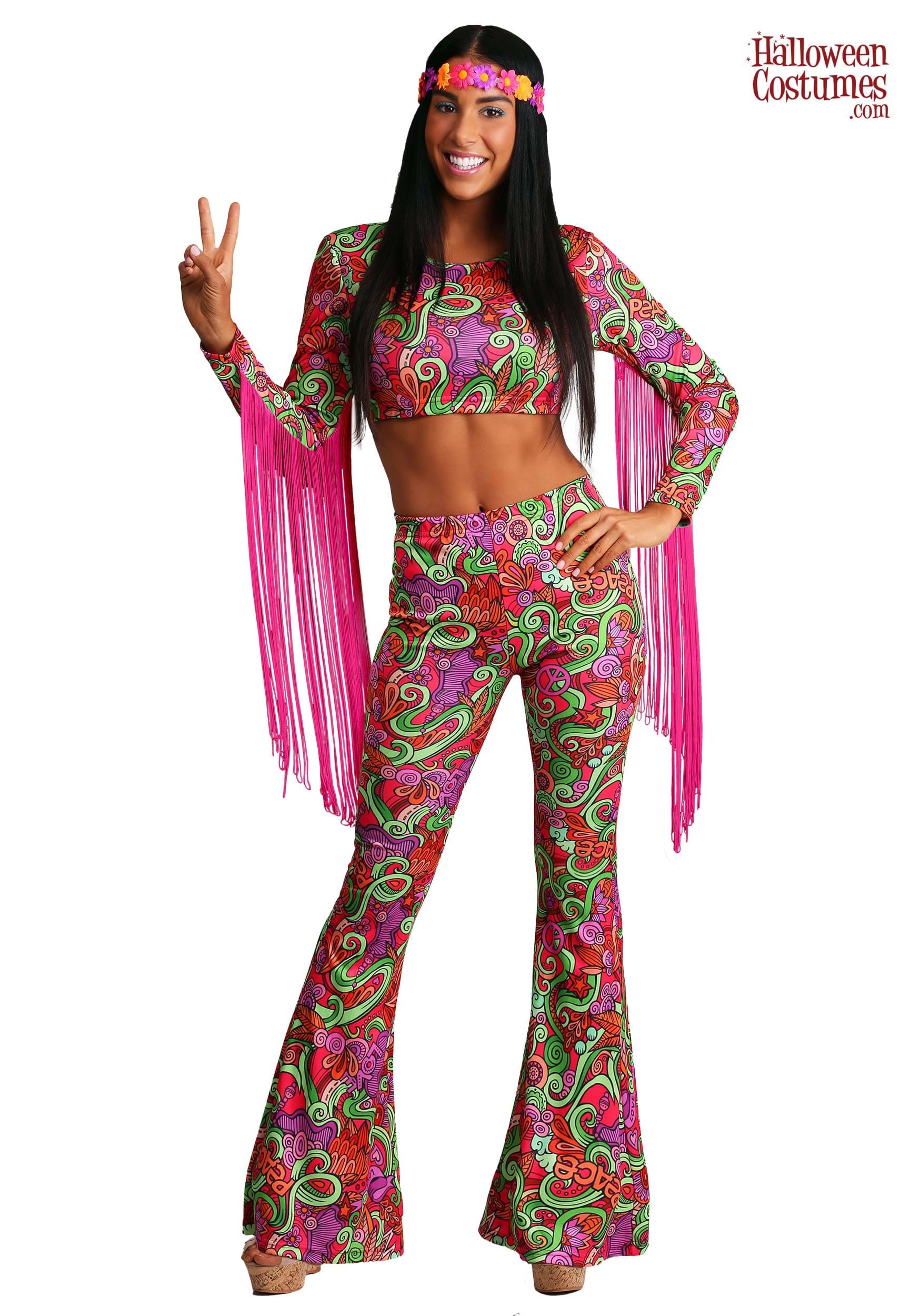 Women's Harmony Hippie Costume - 60s Costumes