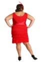 Red Plus Size Flapper Dress