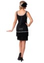 Black Sequin & Fringe Plus Size Flapper