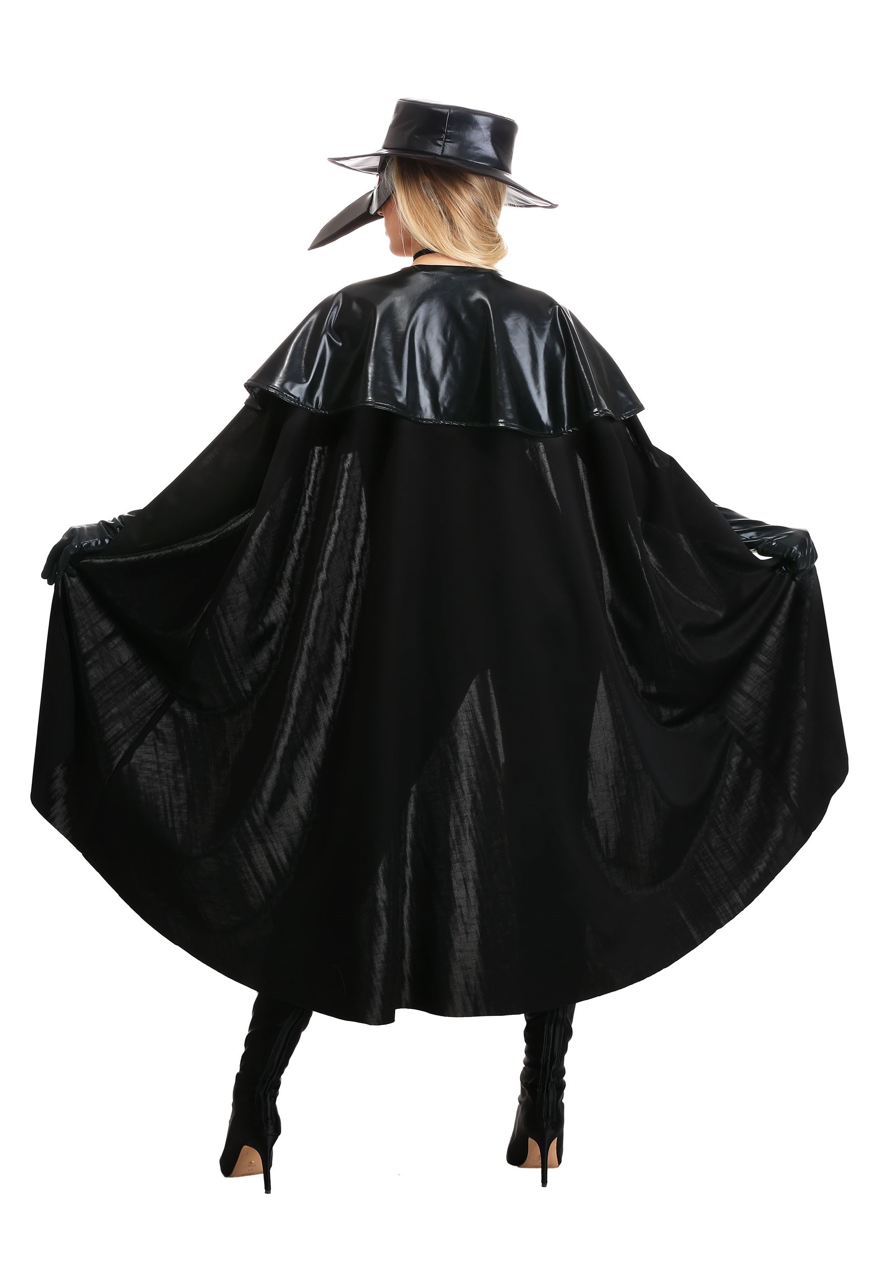 Eerie Women's Plague Doctor Fancy Dress Costume , Historical Fancy Dress Costume