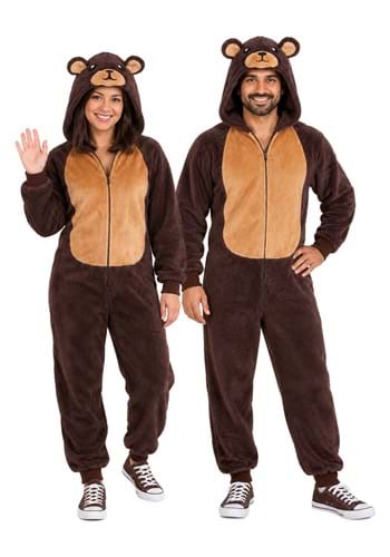 Adult Brown Bear Costume Onesie new
