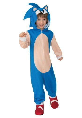 Child's Sonic the Hedgehog Hooded Costume