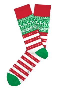 Two Left Feet Oh So Ugly Christmas Sweater Adult Socks