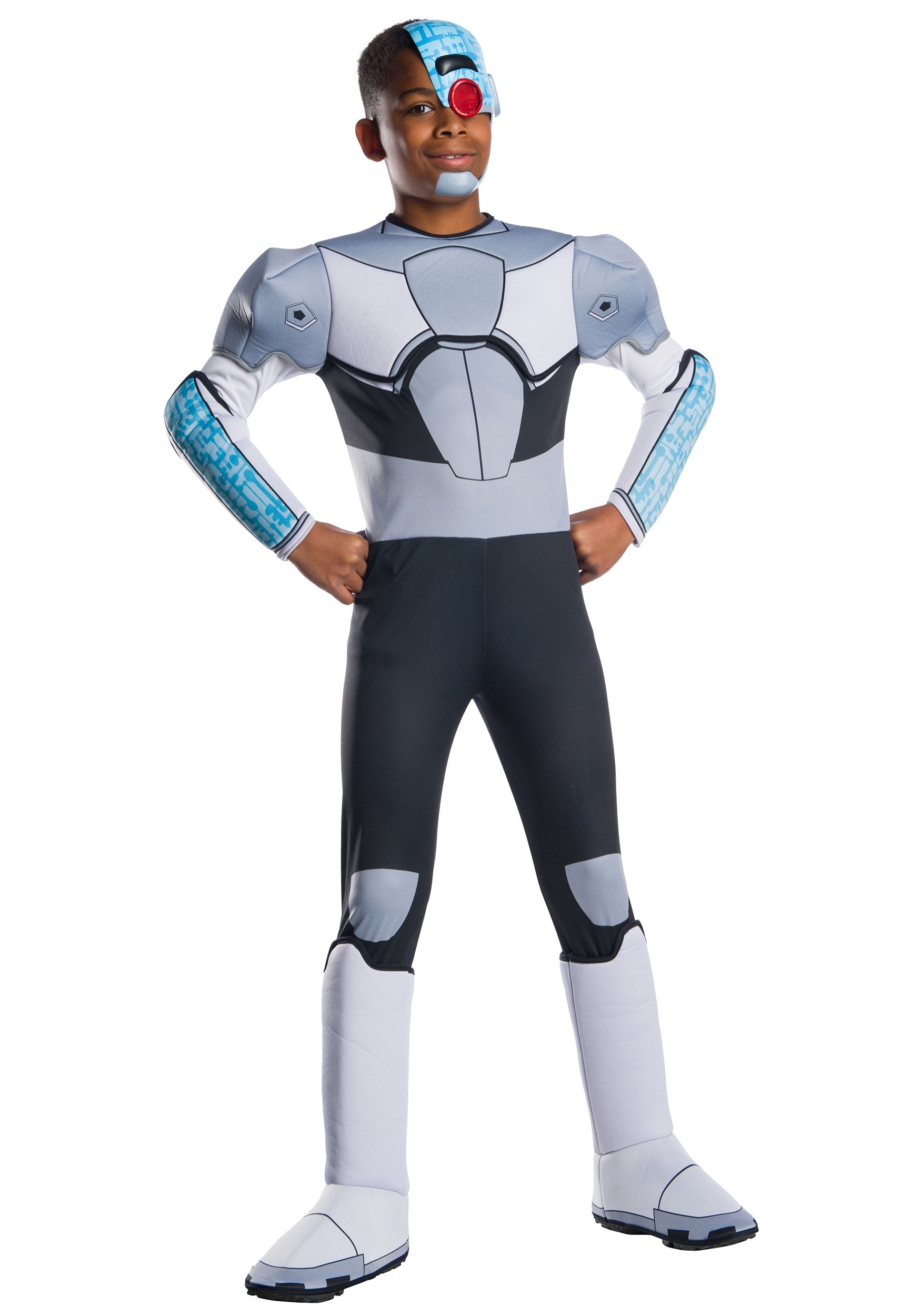 Teen Titans Cyborg Fancy Dress Costume For A Child
