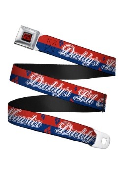 Harley Quinn Suicide Squad Daddy's Little Monster Seatbelt