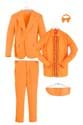 Orange Tuxedo Costume Adult 