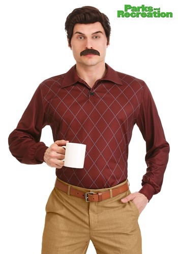 Plus Size Parks and Recreation Ron Swanson Costume