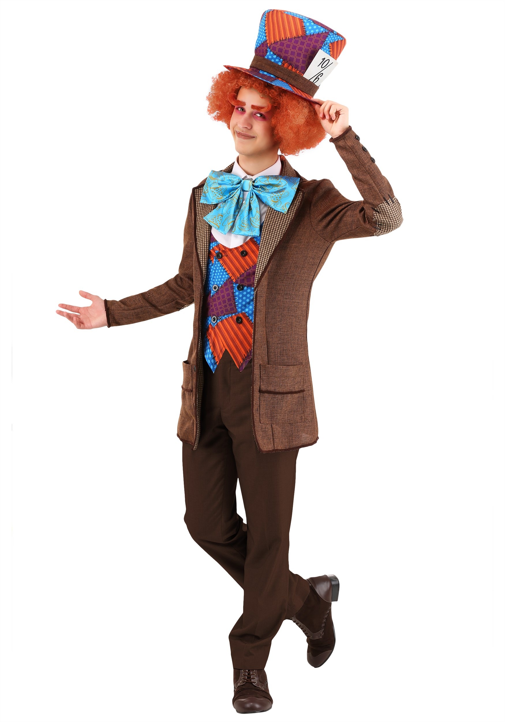 Wild Mad Hatter Fancy Dress Costume For Adults