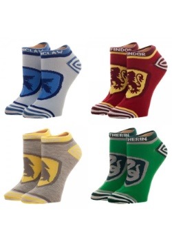 Harry Potter Crests 4PK Junior's Ankle Socks