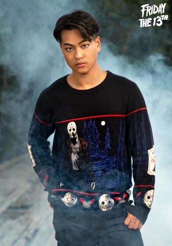 Friday the 13th Camp Crystal Lake Halloween Sweater 1
