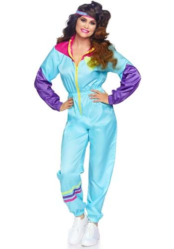 Womens Awesome 80s Ski Suit Costume