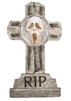 Ghost Face Tombstone
