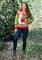 Adult Christmas Llama Unizex Ugly Sweater alt2
