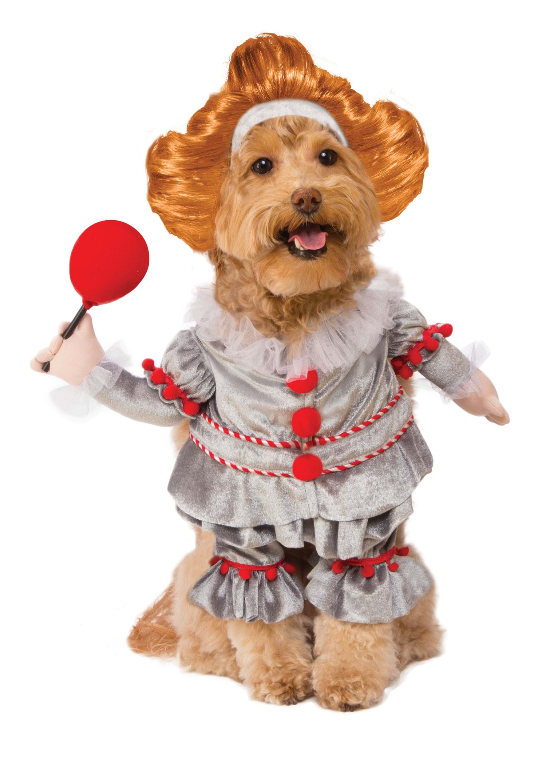 IT Pennywise Pet Dog Fancy Dress Costume