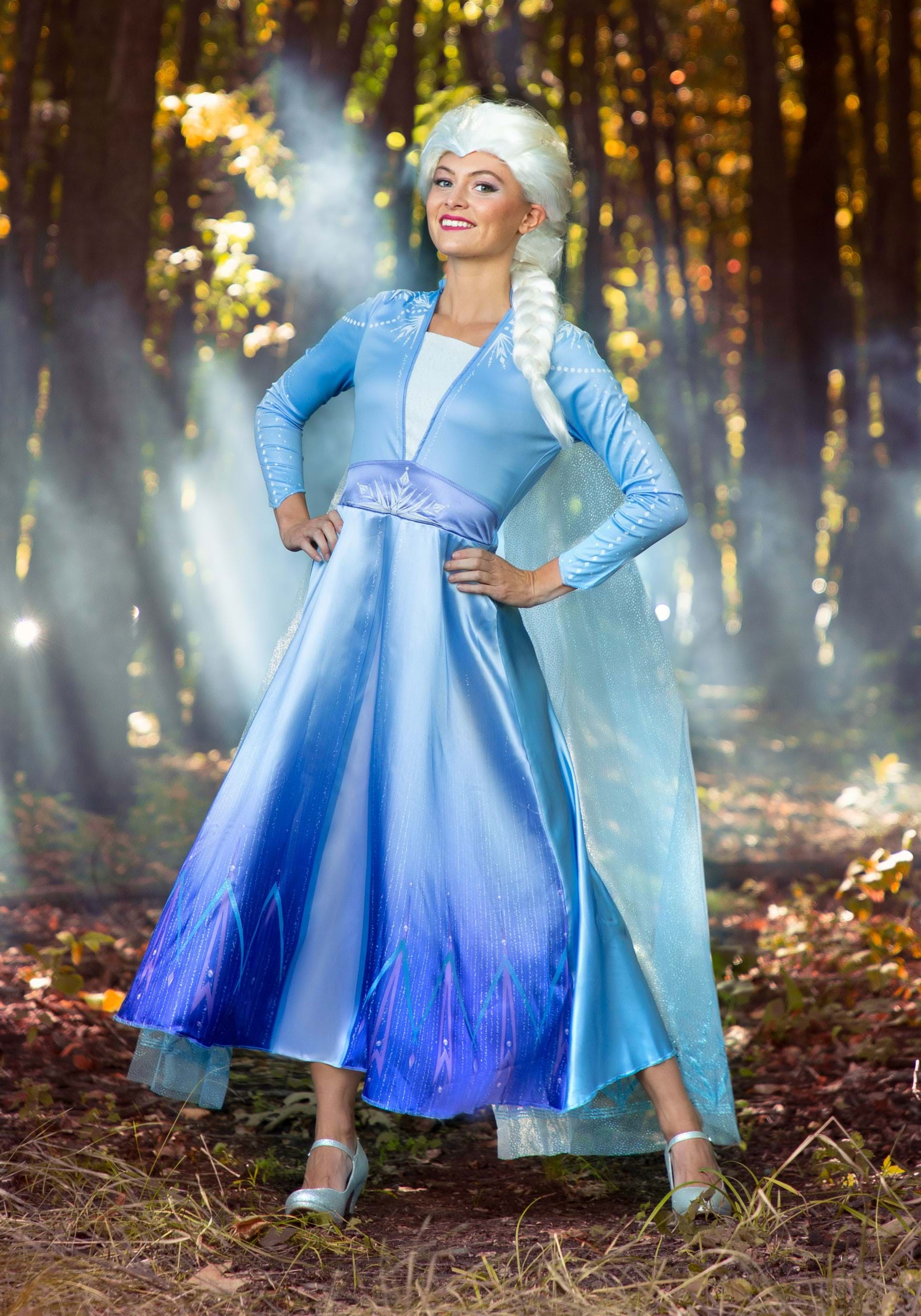 Elsa Frozen Blue Princess Dress
